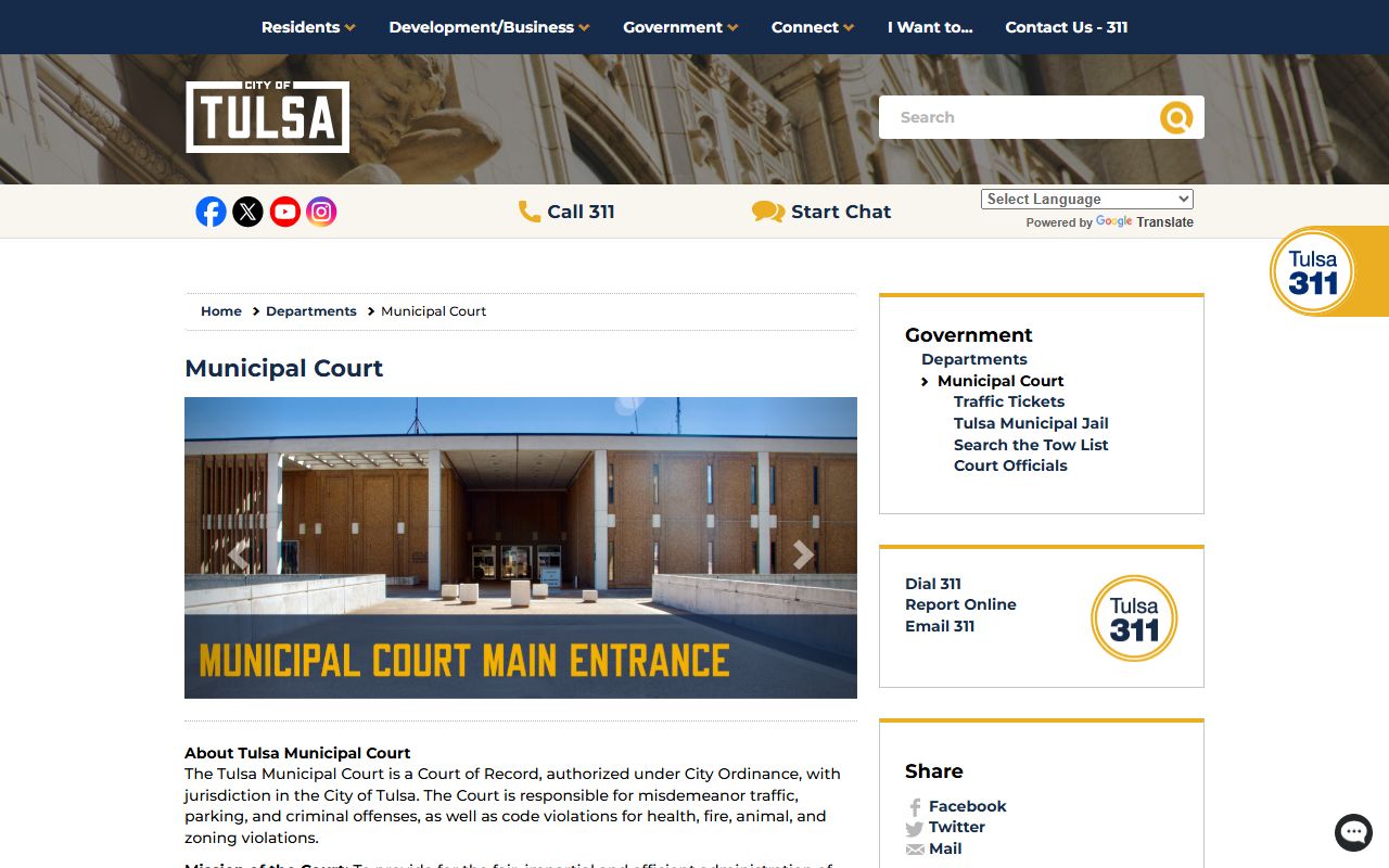 Tulsa DUI records Tulsa Municipal Court