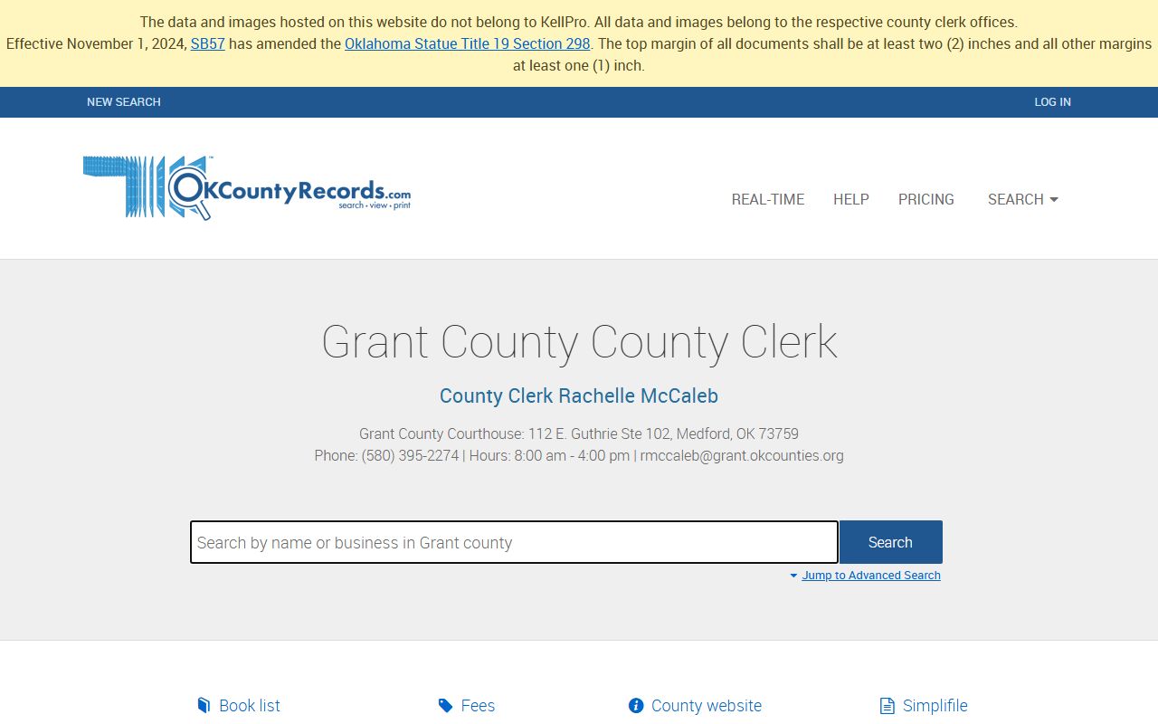 Grant County DUI records Grant County Land Records