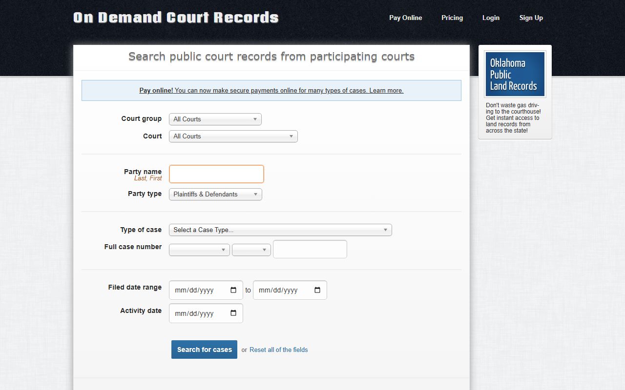 Stephens County DUI records Stephens County ODCR