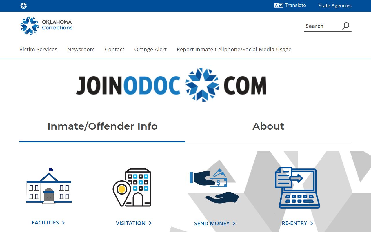 Oklahoma Department of Corrections DUI records offender search